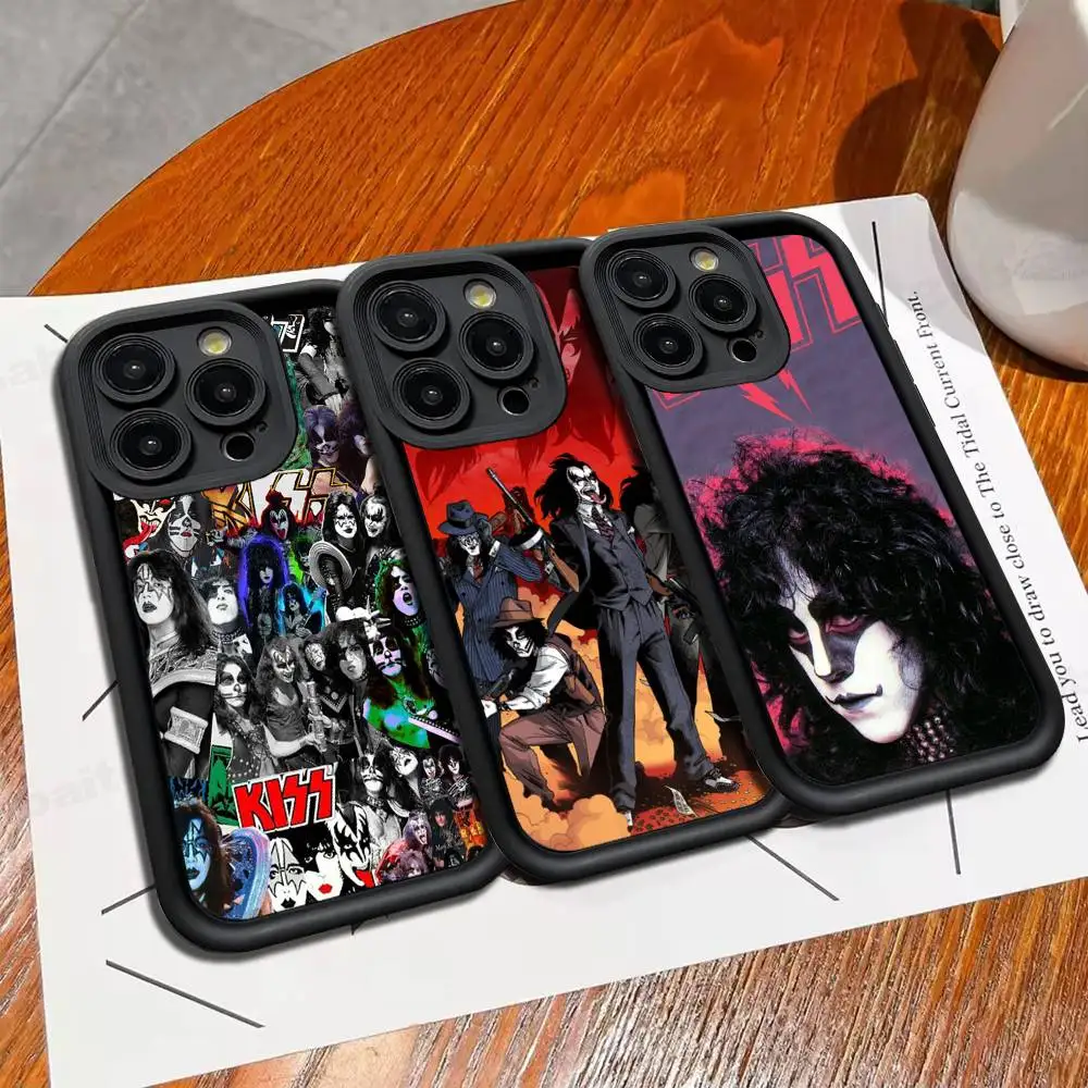 Rock Band K-Kiss Phone Case For IPhone 17 16 15 14 13 12 11 Pro Max Anti Drop Soft Cover
