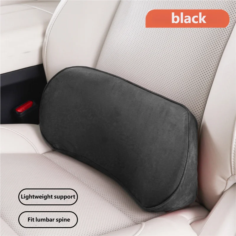 Coussin de soutien lombaire en mousse à mémoire de forme pour voiture, oreiller de taille, dossier d