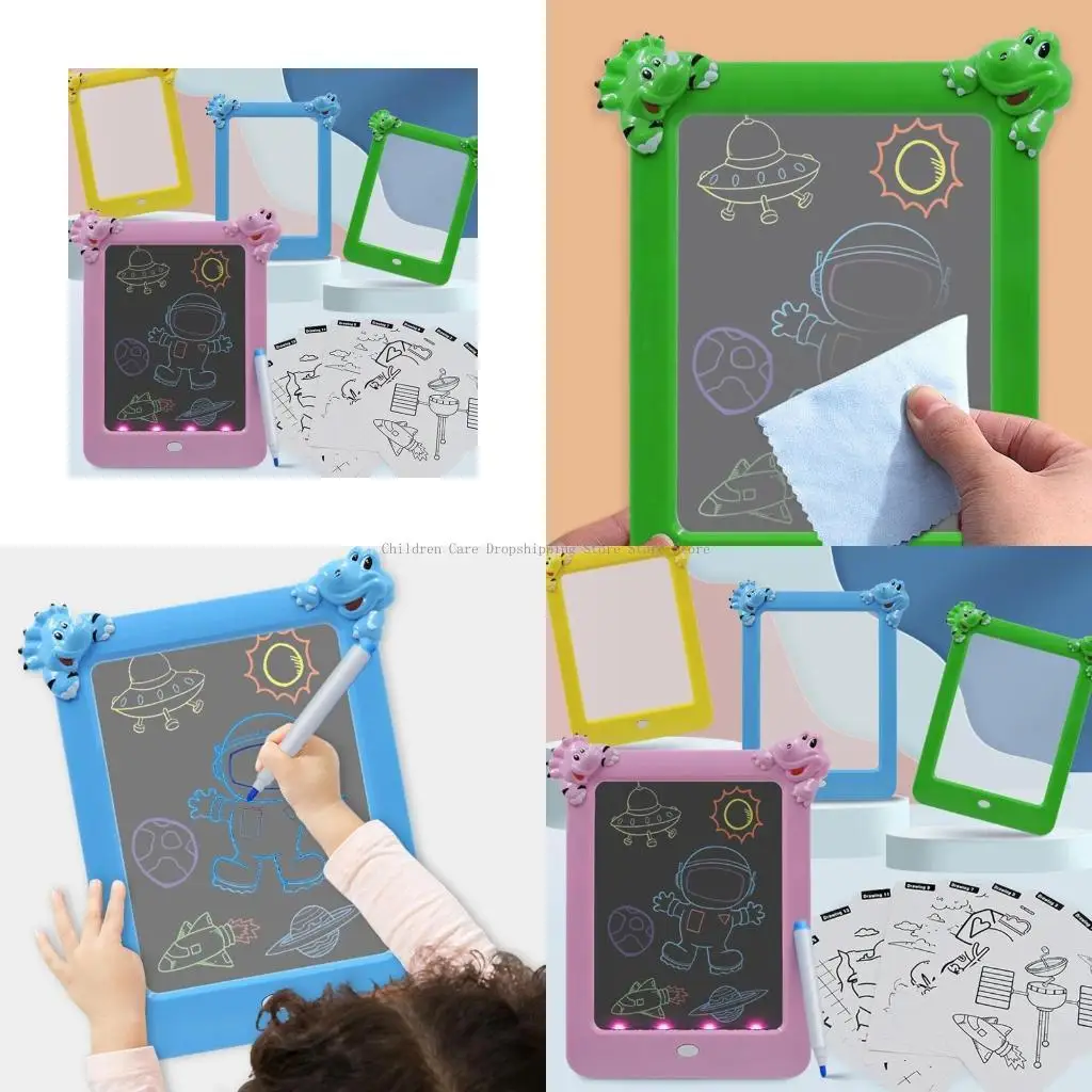 Kinder Message Board Drawing Doodle Board für Kleinkind 3/4/5/6/7 Kunst Lernspielzeug Elektronisches Geschenk für den