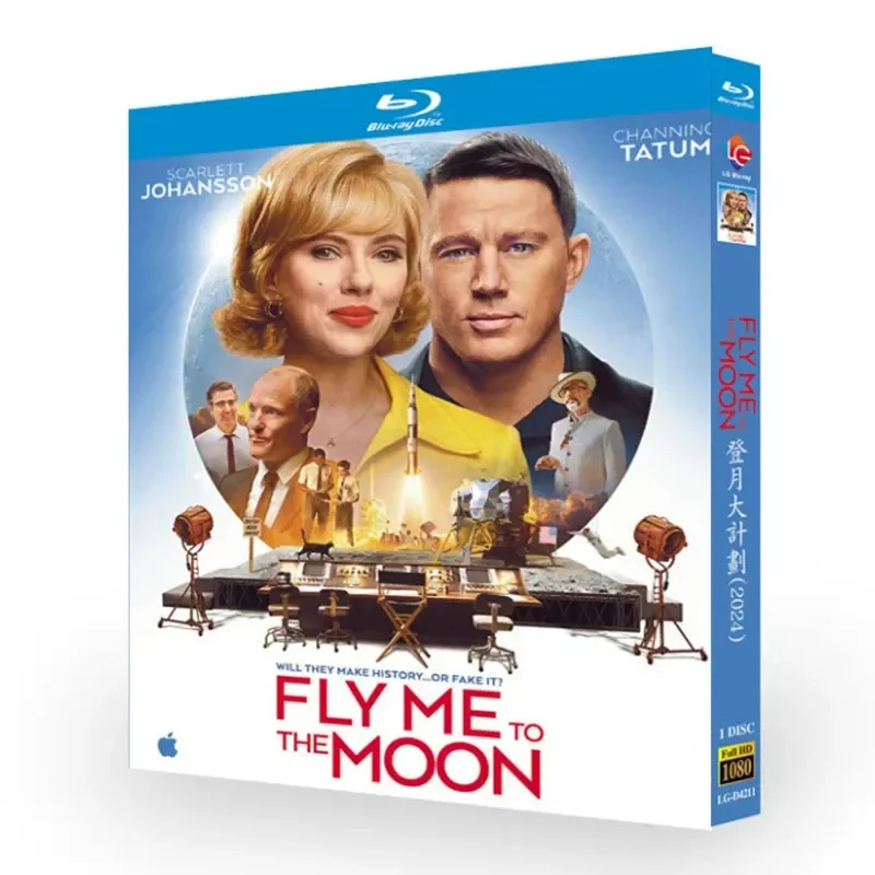 Blu ray Ultra High Definition Movies Moon Landing Plan BD Disc Box Chinese English Traditional Japanese Subtitles