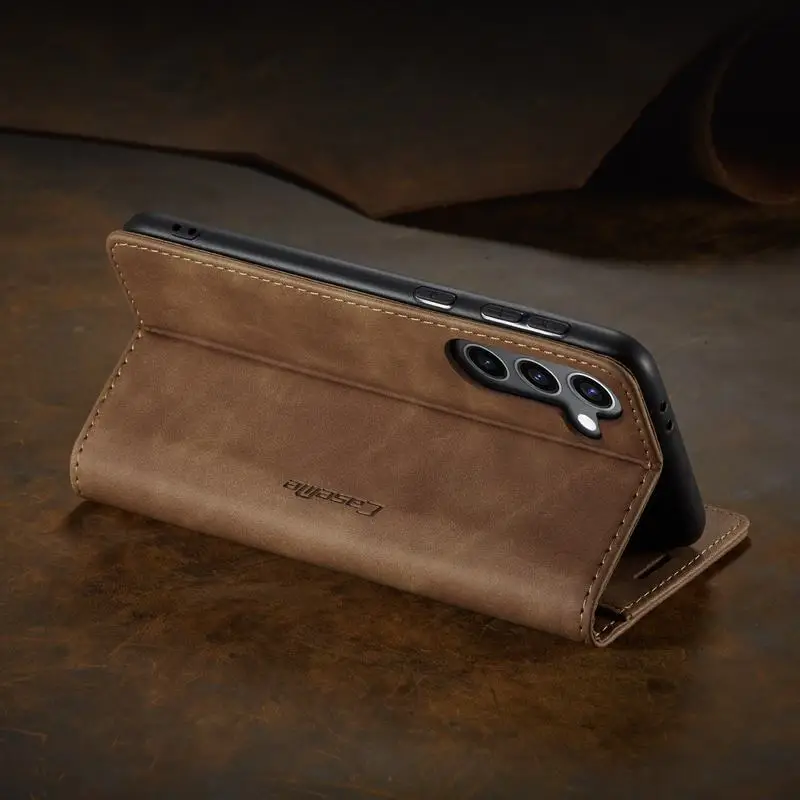 For Samsung Galaxy S24 Plus Case Cover Luxury Flip Magnetic Attraction Leather Wallet Phone Case For Samsung Galaxy S 24 Plus