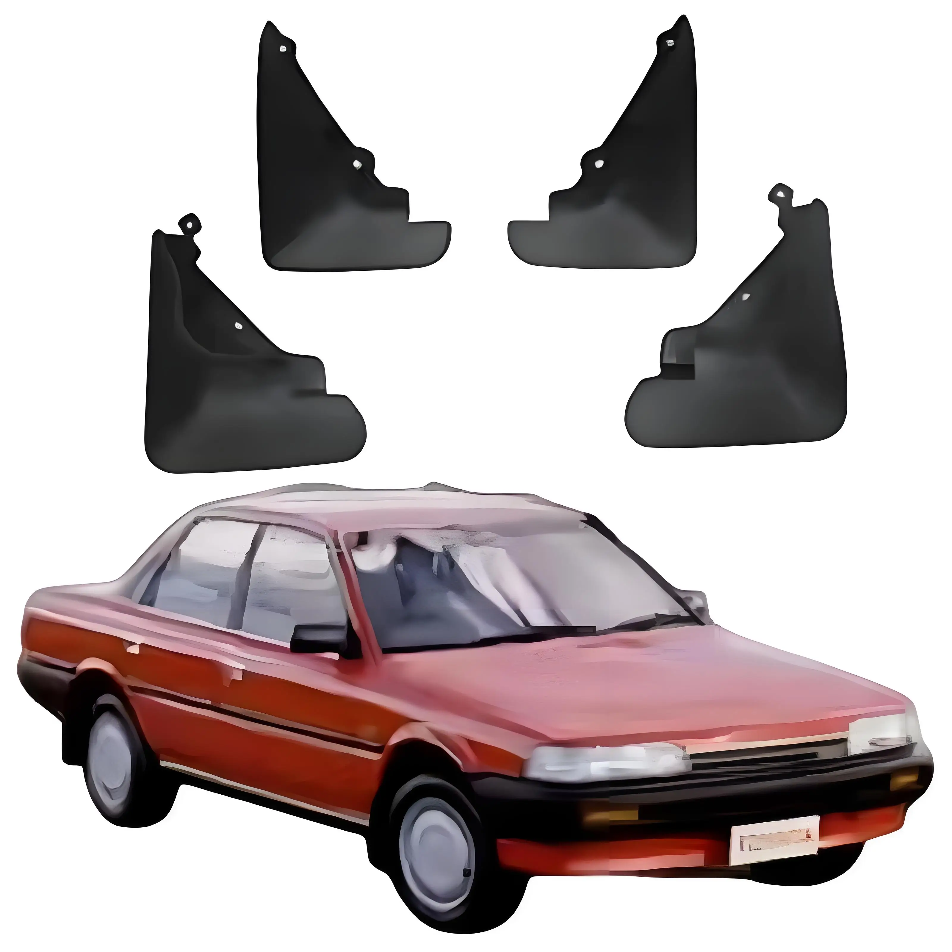 

Modification Car Parts PP+TPR Car Mudflaps Mudguards Car Fender for Camry 1987-1991