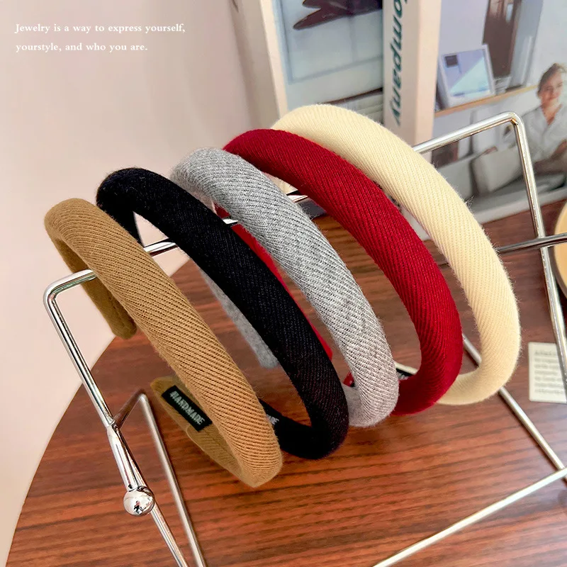 New Solid Thin Hairband For Women Girls Sweet Hair Ornament Headband Hair Hoop Hair Band Head Band Fashion Hair Accessories