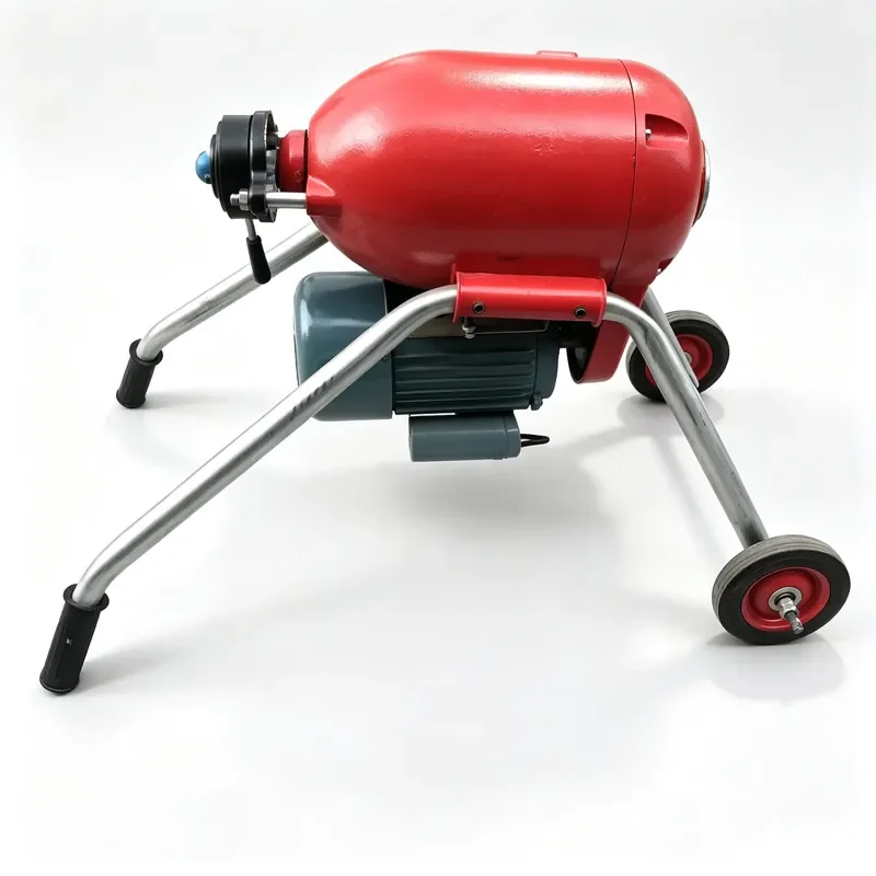 Underground Sewer Dredging Machine Electric Drain Cleaner for Removing Grease Root Hair Debris Pipe Blockages