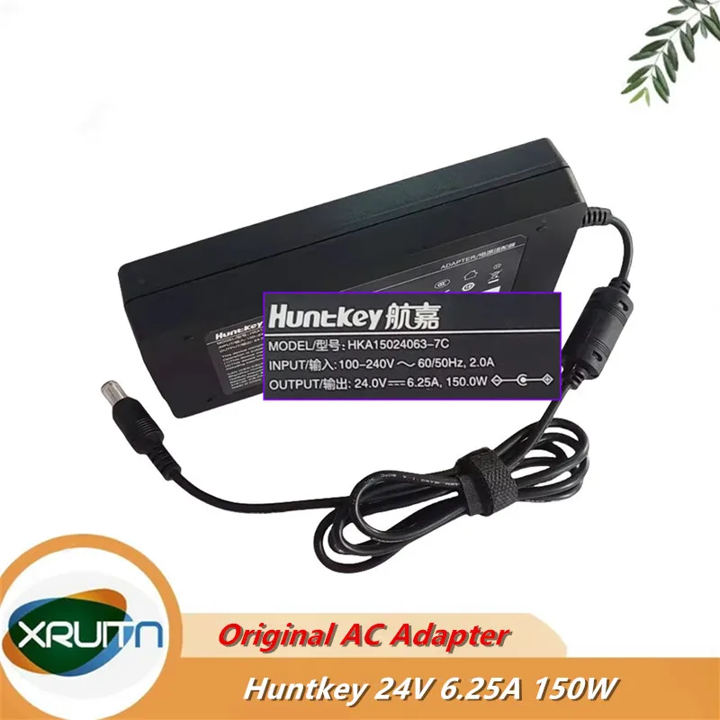 

HKA15024063-7C Оригинальный адаптер переменного тока Huntkey 24 В 6,25 А 150 Вт, зарядное устройство, адаптер питания 150 Вт