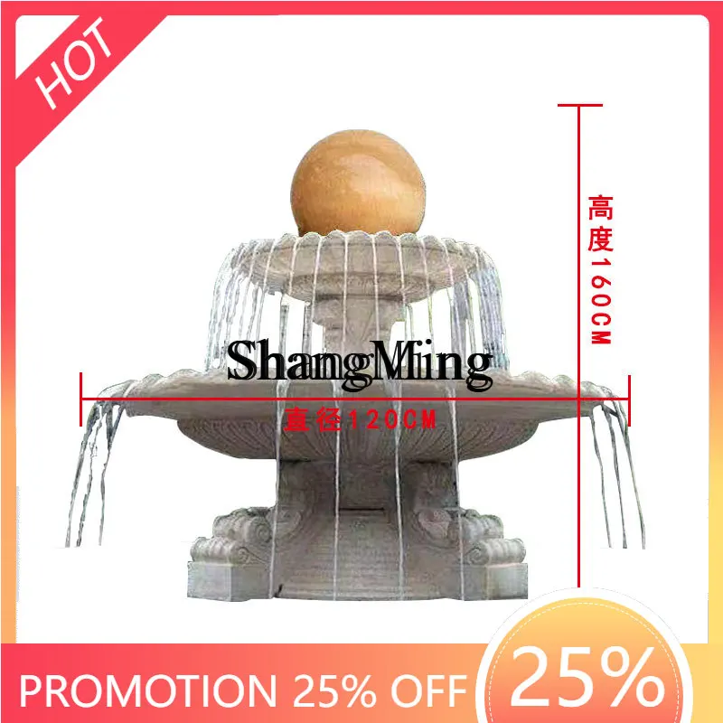 

CL большой рокарий фонтан орнамент открытый двор рыбный пруд водный сад декоративный пейзаж скульптура