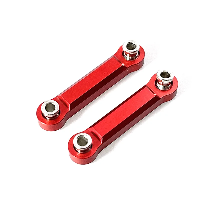 

MJX 1/14 14301 14302 Metal Steering Tie Rod Upgrade Parts-Aluminum Alloy Front Linkage Set for RC Car, Replacement Steering Rods