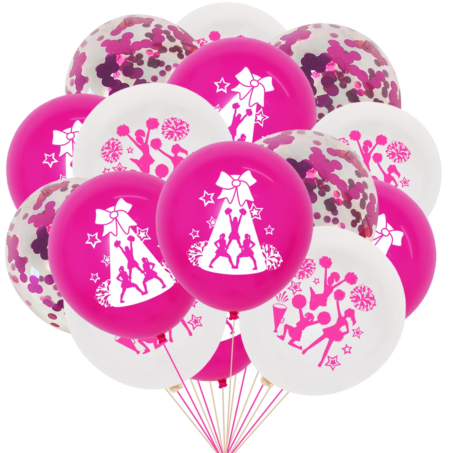 

15pcs Cherry Balloons Birthday Decorations Girl Sweet Birthday Party Balloons Bouquet Latex Balloons Birthday Party Supplies