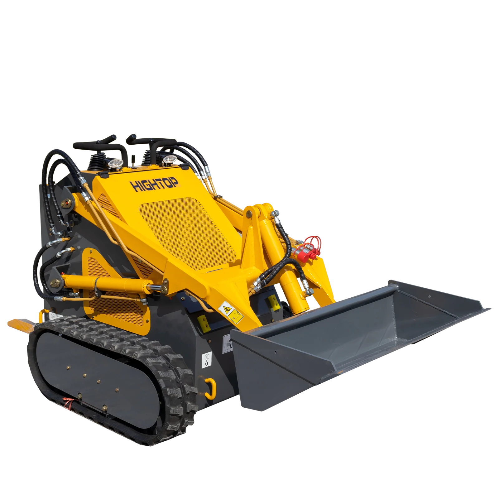 500KG Small Mini Skid Steer Electric Towable Backhoe Wheel Loaders