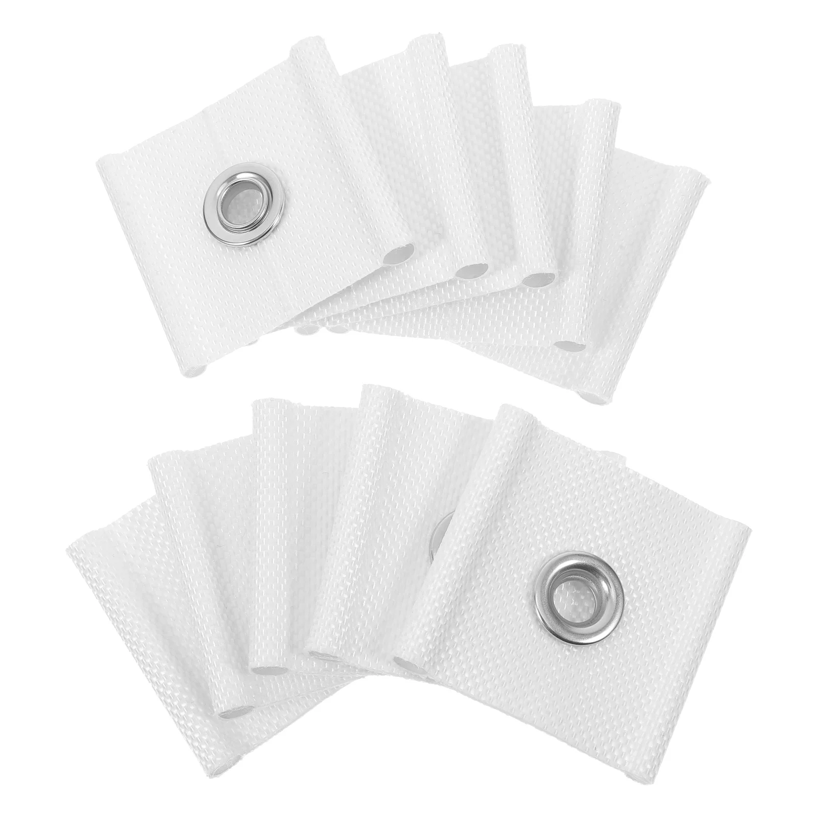 

10pcs Rv Awning Piping Eyelets Waterproof Pvc Coated Fasteners For Camping Shade Attachments Lightweight Secure Fit Hook