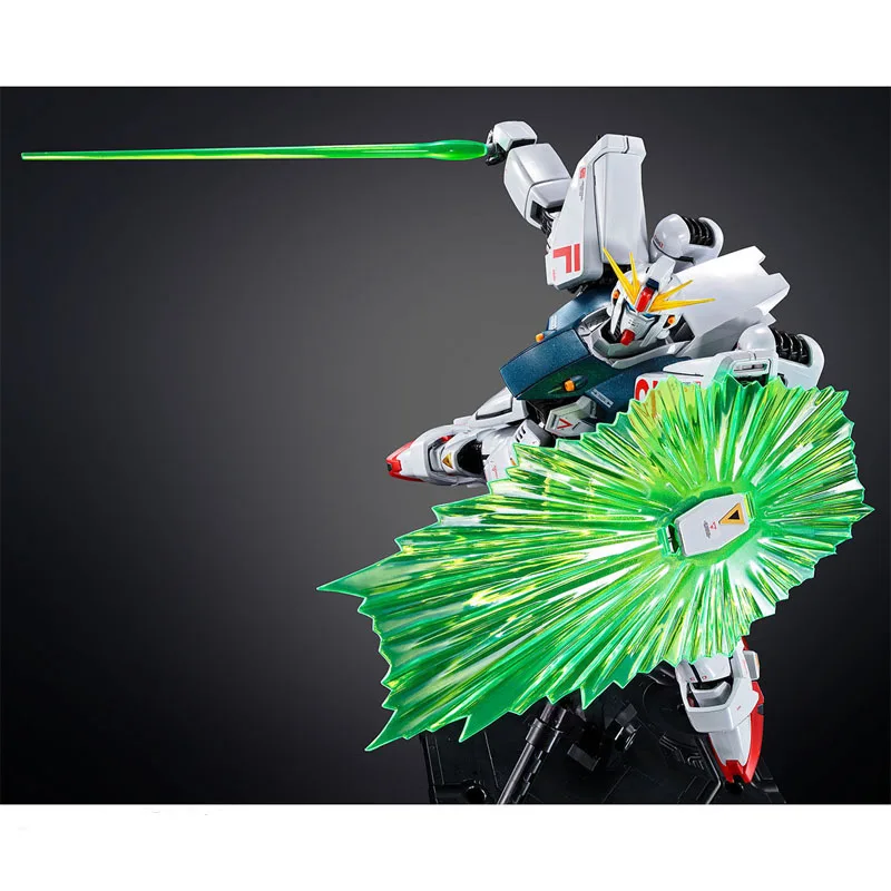 Bandai Original MG Gundam F91 1/100 Anime Action Figure Assembly Model Toys Collectible Model Ornaments Gifts For Children