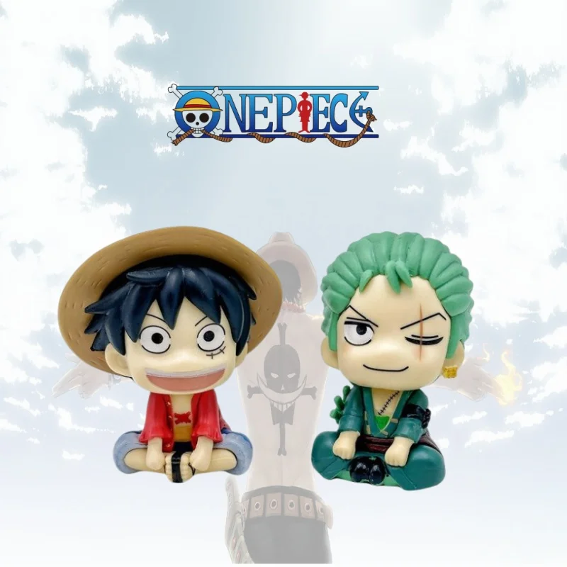 

ONE PIECE Model Cartoon Anime Figures Monkey D. Luffy Roronoa Zoro Nami Usopp Living Room Desktop Ornaments Children Toys Gifts