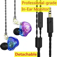 Original QKZ AK6 Copper Driver HiFi Wired Earphone 3.5MM Race Sport Headphone Bass Stereo Headset Music Earbuds In Ear With Mic