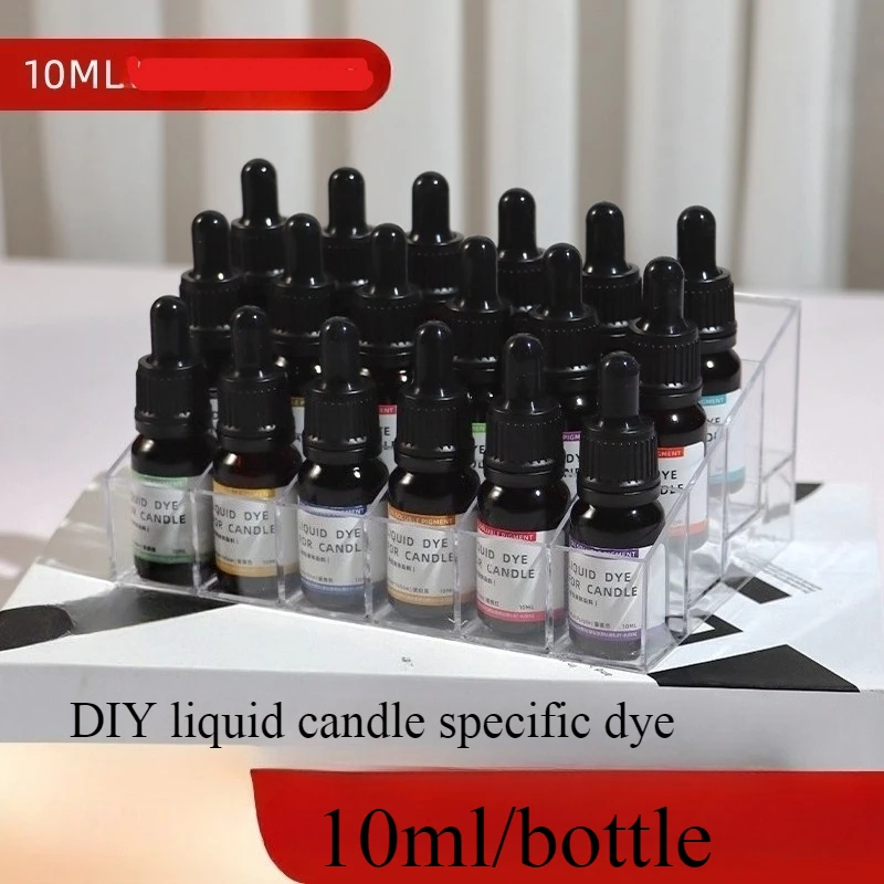 

Aromatherapy Candles Liquid Dyes Specialized Pigments Color Matching Handmade DIY Homemade Candle Dyes Soy Wax Pigments