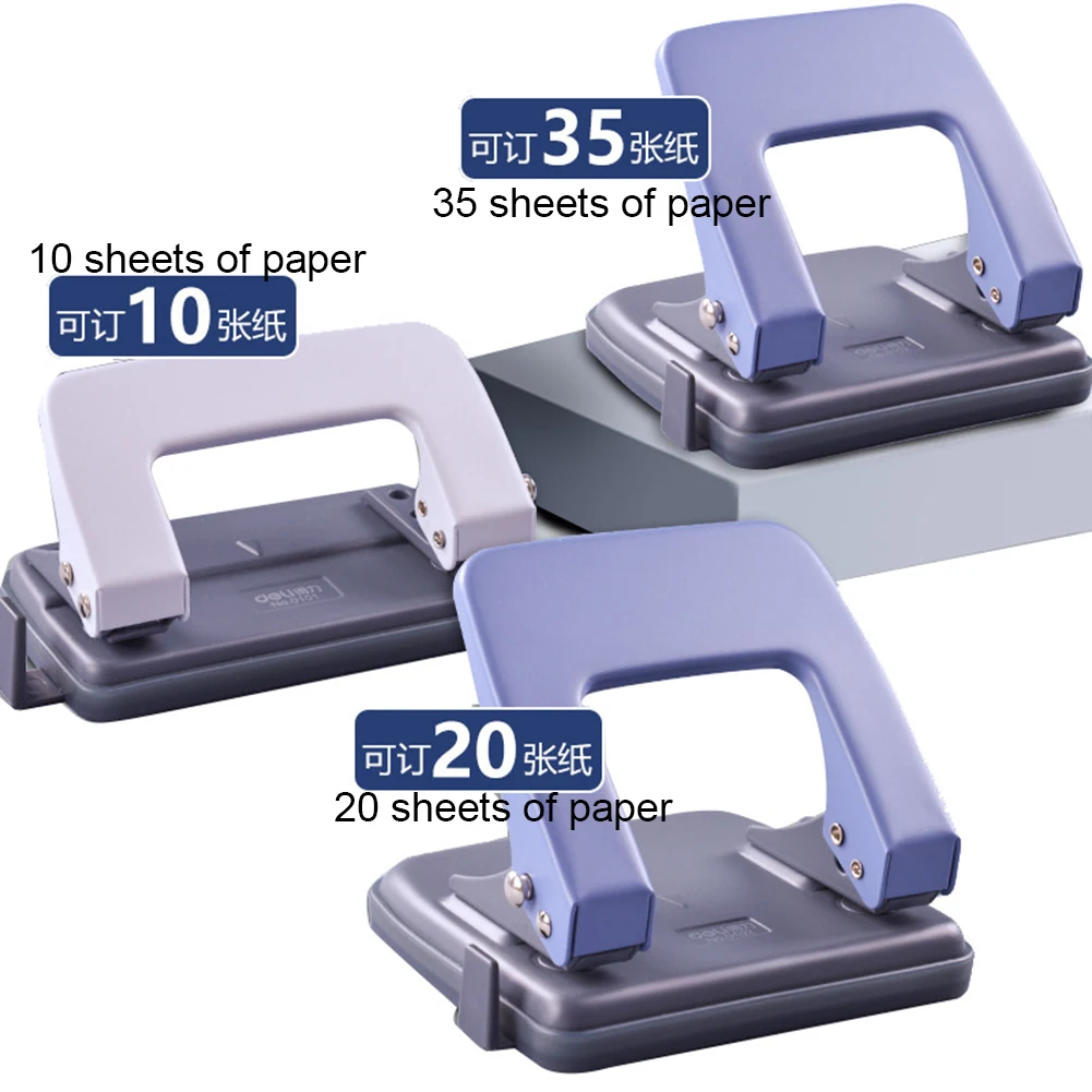 Imagem -02 - Máquina de Perfuração Dupla Encadernação Pasta de Folhas Soltas Anel Circular de Estudante Perfuração Manual de Furos m