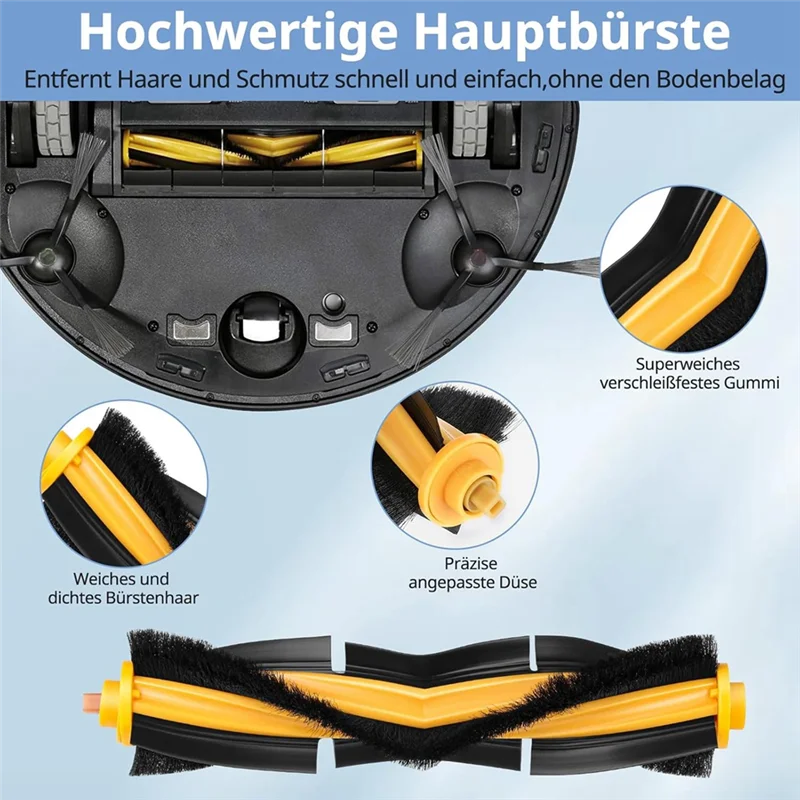 ABVI-For Ecovacs Deebot N8, T8, N8/ N8+/ N8 Pro/ N8 Pro+/ N7,T8/ T8+/ T8 AIVI/ T8 AIVI+/ T8 MAX, T9/ T9+ 950 920 مرشحات فرشاة