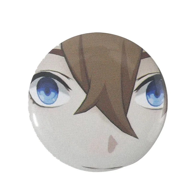 32-75MM Tinplate Pin Button Cartoon Anime Characters Round Icon Collection Brooch Badges Backpack Jewelry Fan Friends Gift