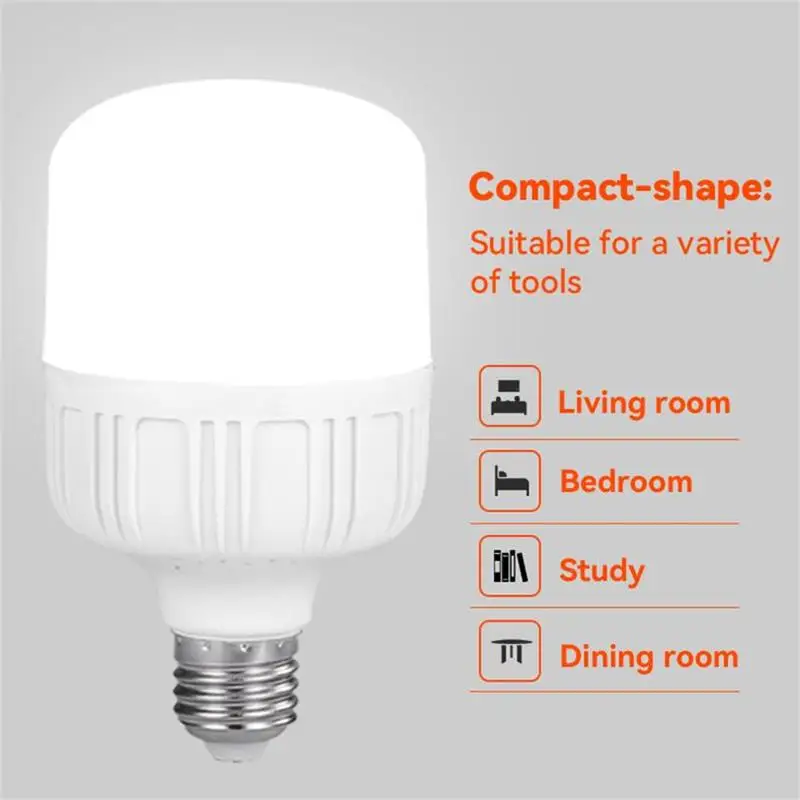 Ampoule LED E27, 80W 100W 150W, Super puissance AC 220V 20/30/40/50W, économie de lumière blanche froide, pour intérieur et extérieur, 1 pièce, 10