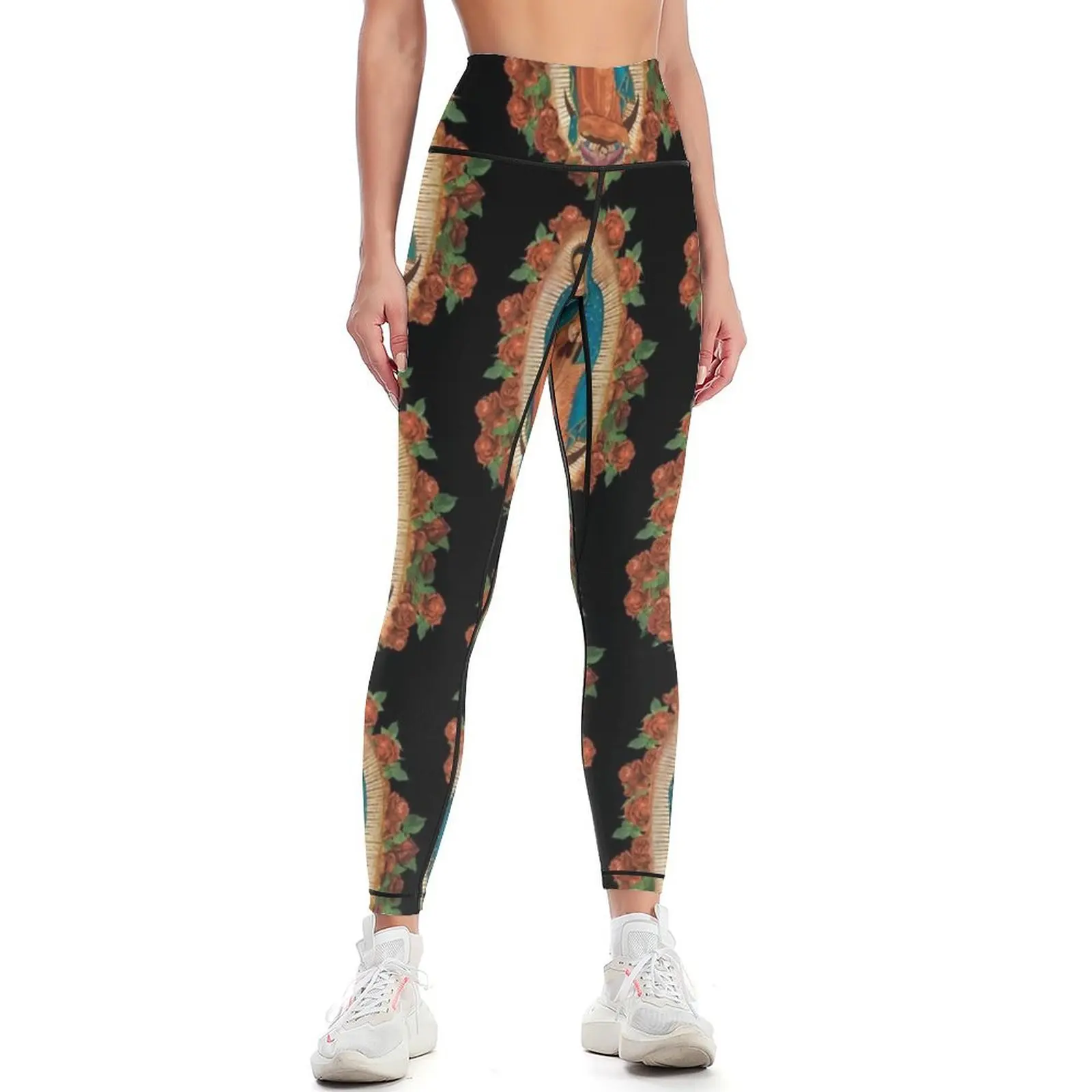 Our Lady of Guadalupe Leggings trousers harem pants Womens Leggings