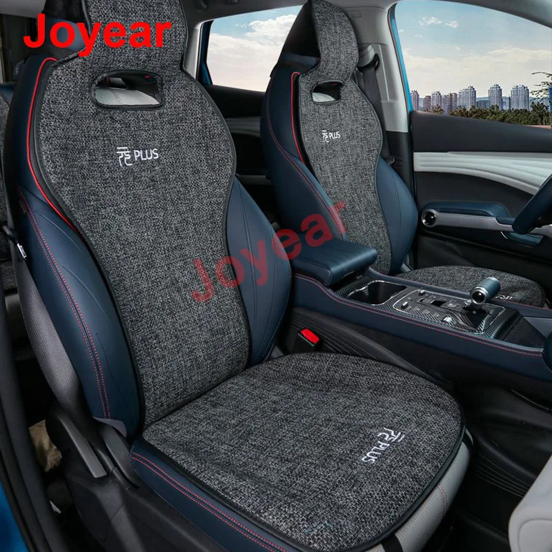 

For BYD Atto 3 Yuan Plus 2021-2022 Car Seat Cushion Protector Pad Linen Most Four Seasons Protect Mat Interior Accessories