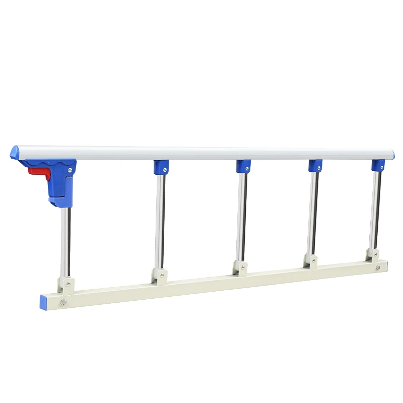 

Variety of Styles Metal Hospital Nursing Bed Guardrail Elderly Patients Suitable Foldable Feature Included