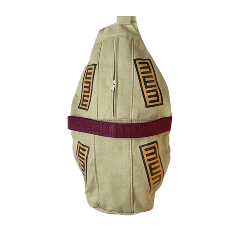 Single Shoulder Bag Anime Ninja Rucksack Kazekage Gaara Cosplay Gourd Portable Student Canvas Satchel Bags Gifts Outdoor