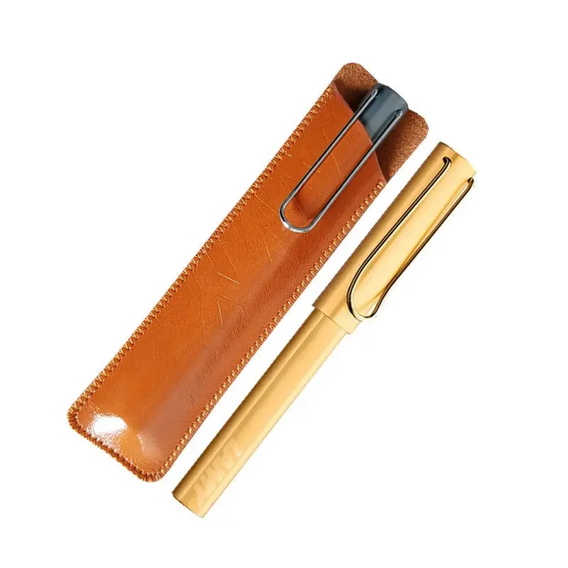 

case hunting star pen protective case men's and women's medical pen insertion bag simple stationery bag leather pen casePen