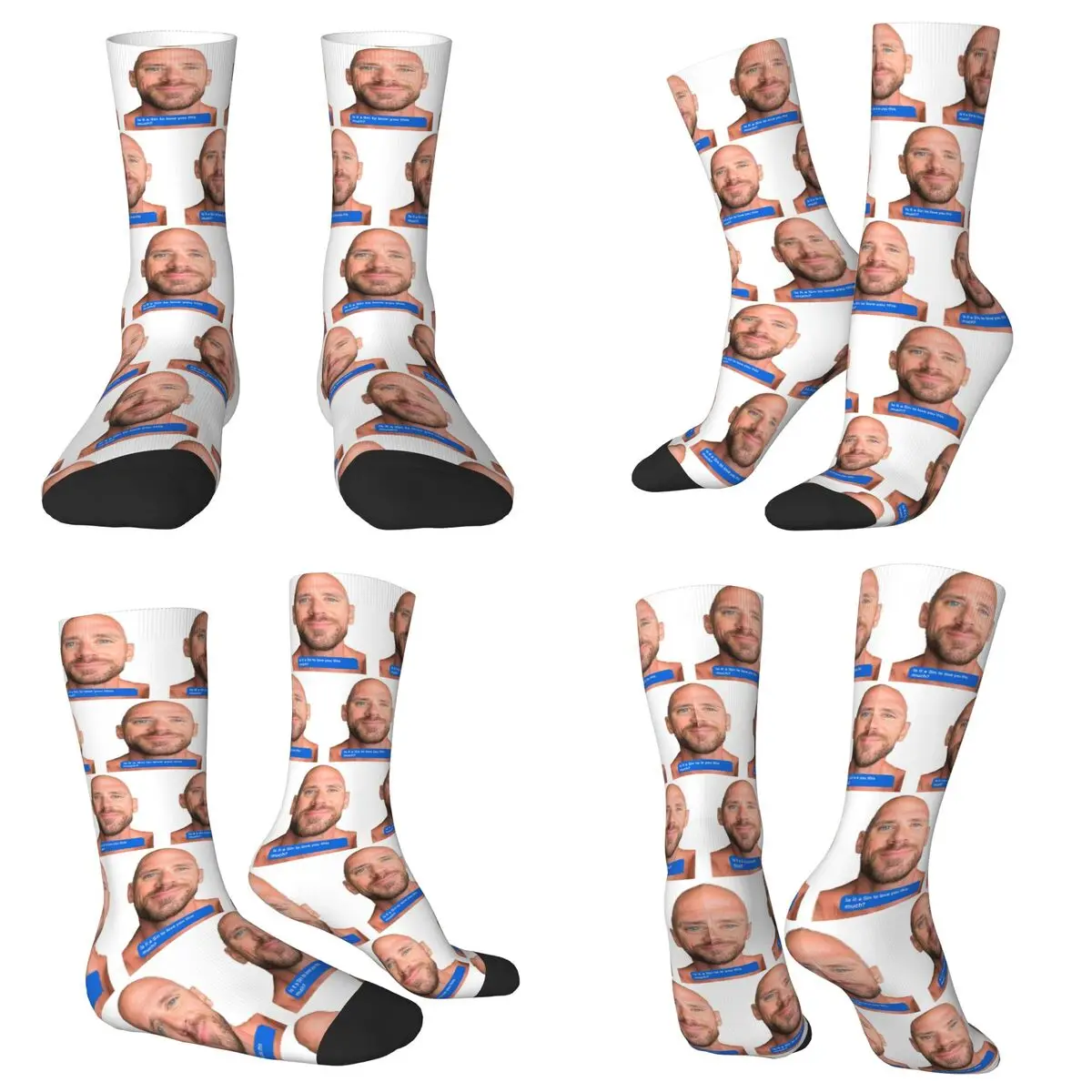 

Johnny Sins Flirty Text Bubble Socks Harajuku Super Soft Stockings All Season Long Socks Accessories for Unisex Birthday Present
