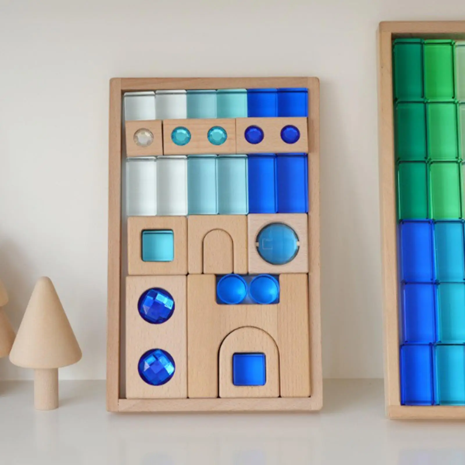 

Colorful Acrylic Gemstone Cubes Learn Color Acrylic Cube Block Set Imagination for Ages 3-6 Years Boys and Girls Holiday
