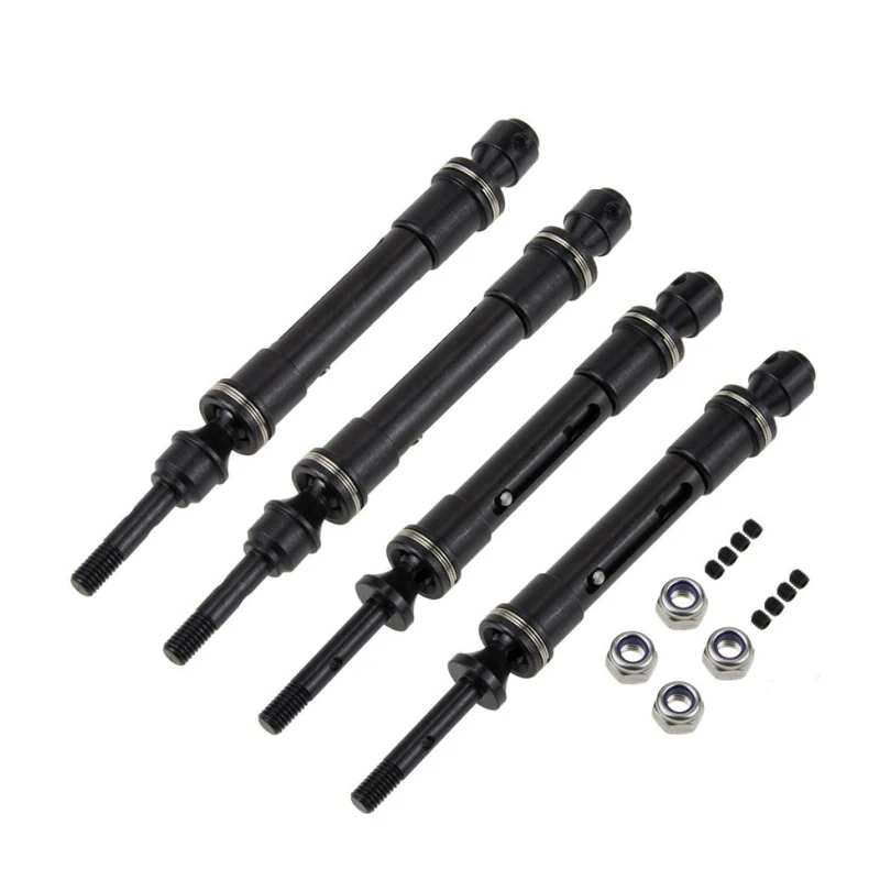 Steel CVD Front & Rear Drive Shaft Assembly Heavy Duty for 1/10 Traxxas Slash 4X4  Slash  Rustler VXL Stampede 4X4 VXL Car Parts