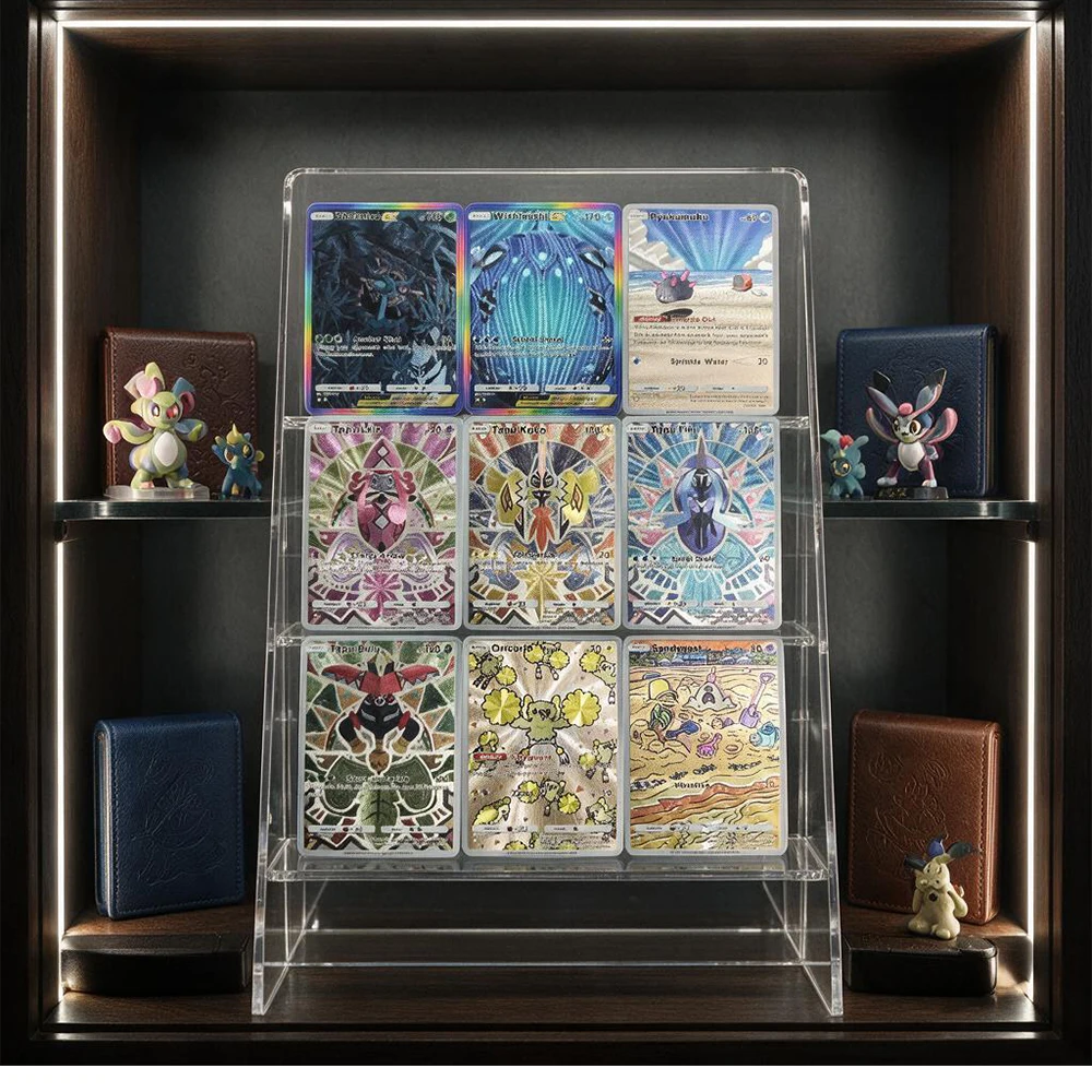 DIY TCG Pocket Collection Английские карты A3 Celestial Guardians Tapu Lele Koko Fini Bulu с иллюстрацией, редкие, с эффектом инфра-красного излучения, аниме-игровая карта-игрушка
