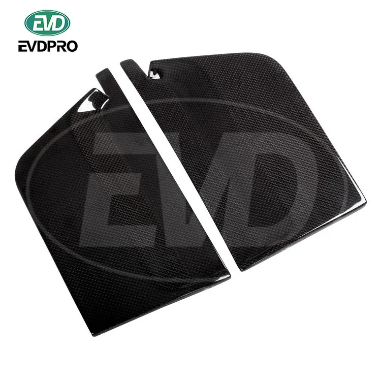 

For Ferrari 458 Spider 2013 Dry Carbon Fiber Exterior Pillar Covers (plain Weave)