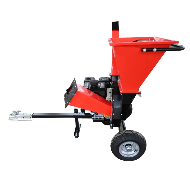 7HP 3 in 1 DHS76 Branch Shredder with Leaf Suction Function Wood Chipper Shredding Machine for Garden Branches Wood Grinding