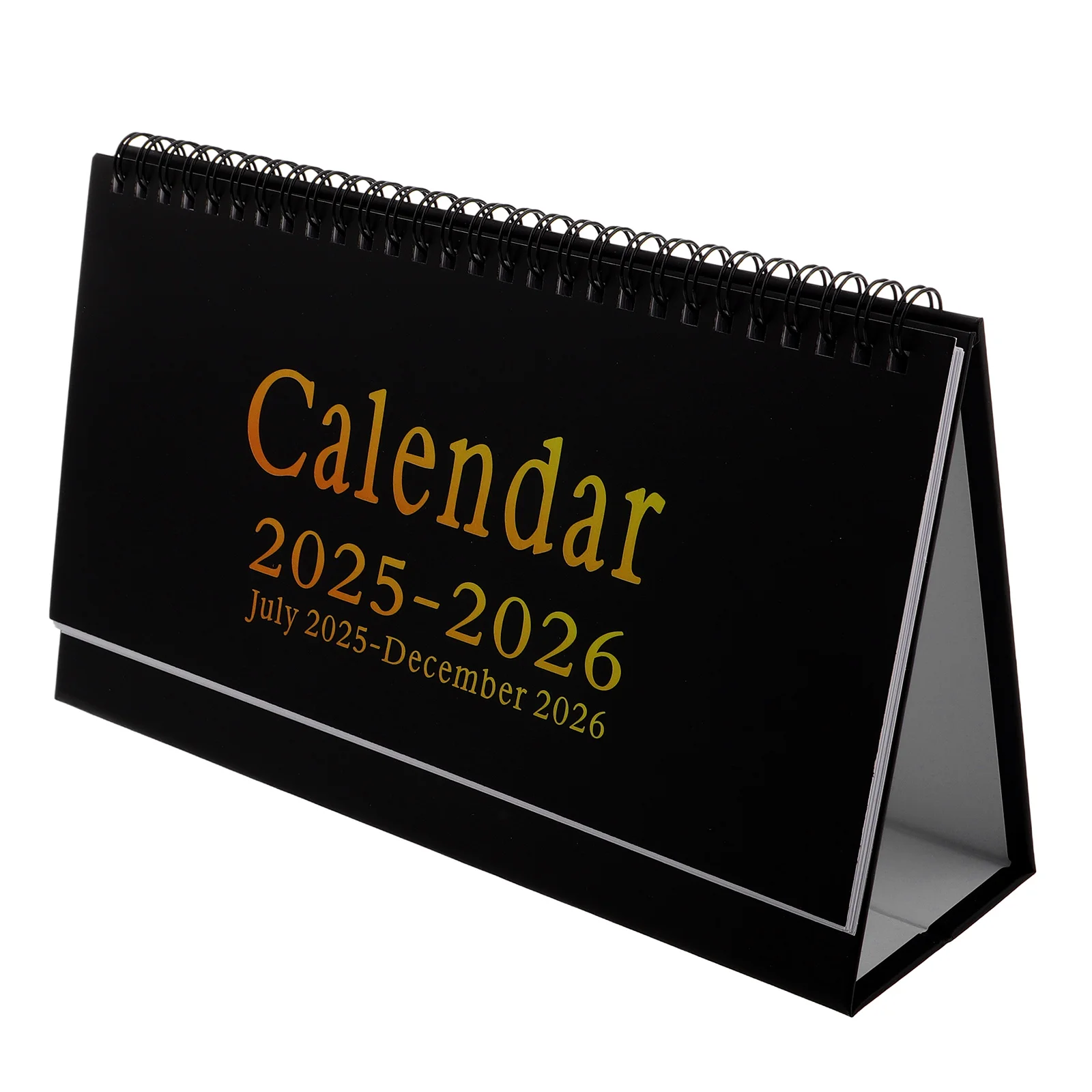 

Compact 2026 Desk Calendar Minimalist Design 18 Month Coverage July 2025 to December 2026 Easy Navigation Flip Feature