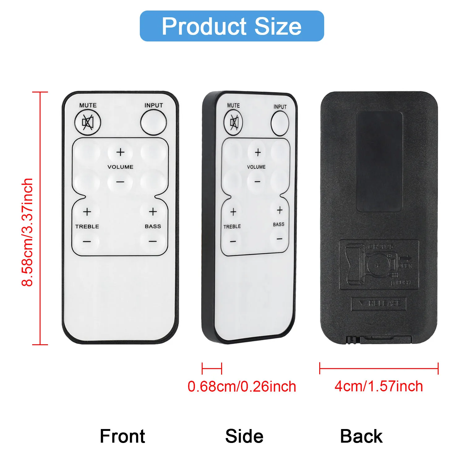 R7121 Remote Control Replaces RA093 RC071 R7102, Fit for Microlab R7121 Solo 6C 7C 8C Sound Speaker System Kit Controller