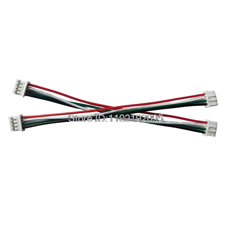 

26AWG 115MM PH2.0 pitch 4pin male harness cable 2.0MM double head customization made Cable Assemblies Wire Harness