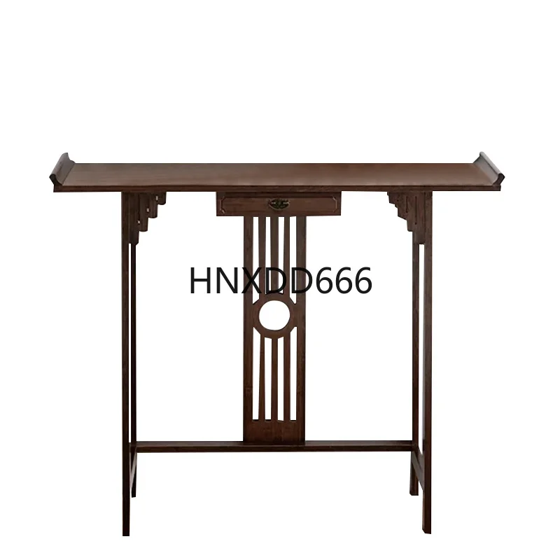 Nova mesa de entrada de nogueira chinesa mesa de tira simples