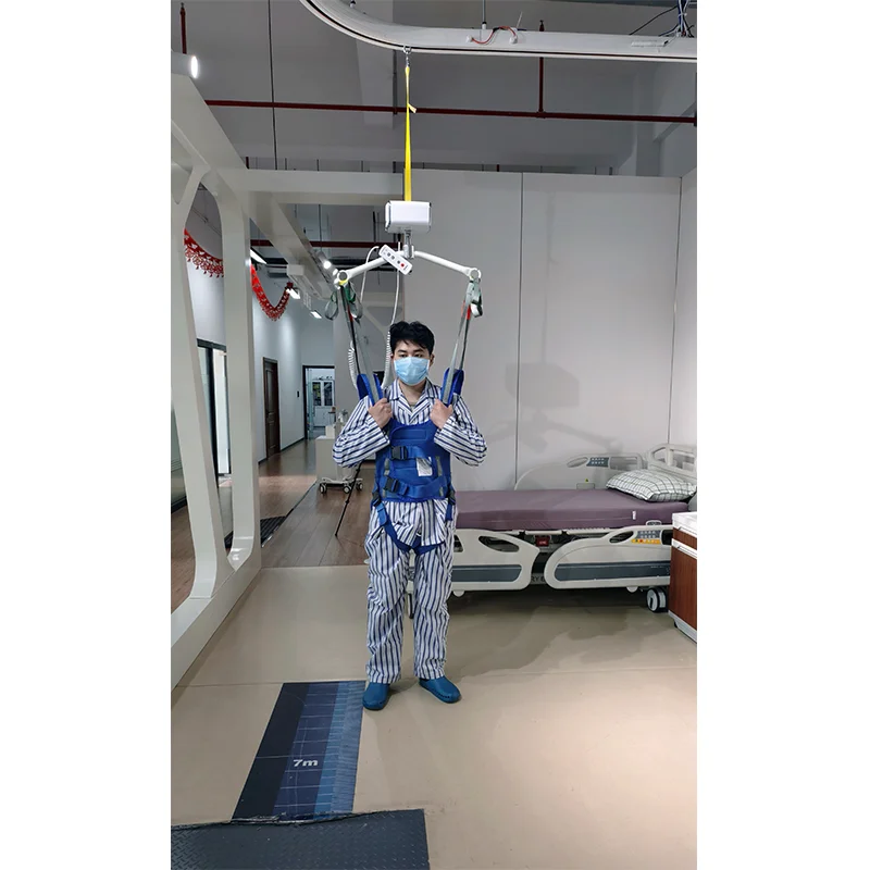 Coolfull MD-T-200 Electric Patient Lift Medical Ceiling Hoist Customizable Sling Length Quick Installation Modular Track Design