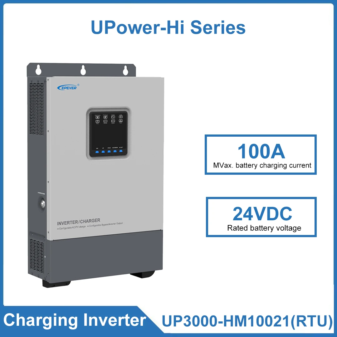 

EPEVER UP3000-HM10021(RTU) Solar Inverter Battery Charging Curren 100A MPPT Solar Inverter With Two AC Output Modes
