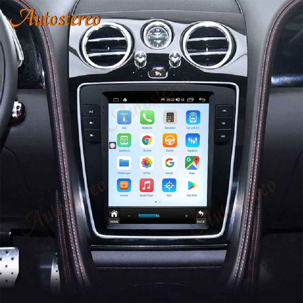 9.7 Inch For Bentley Mulsanne 2012-2019 Android 15 Carplay Car GPS Navigation Multimedia Player HeadUnit Qualcomm Stereo Screen
