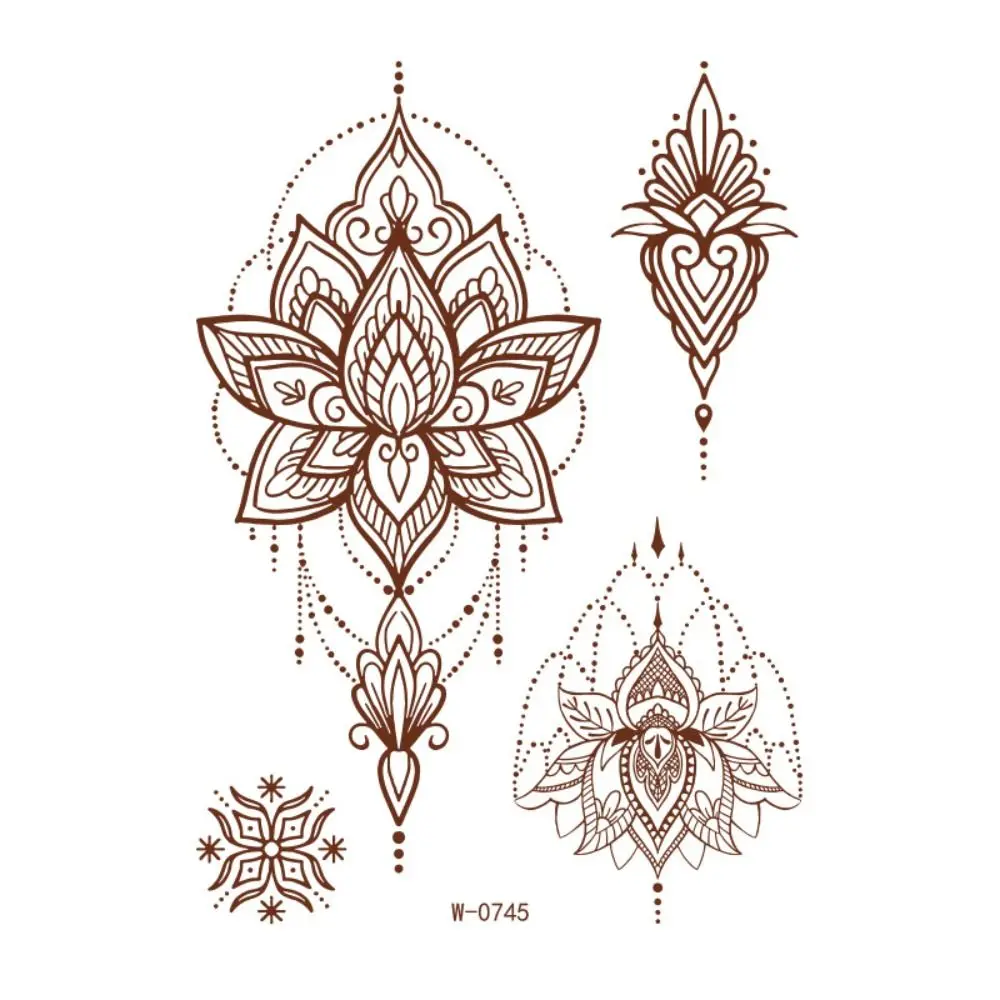 

Lace Snake Butterfly Hand Wedding Tool Body Art Sticker Henna Tattoo Stickers Temporary Tattoo Water Transfer Decals