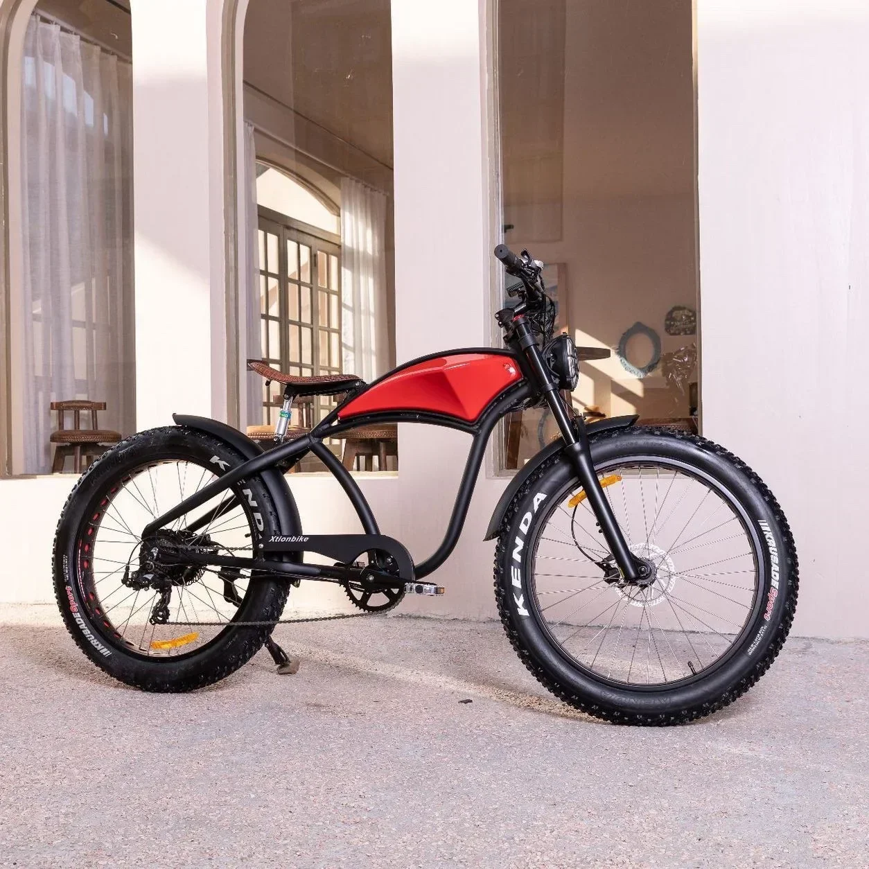 HD-B10 shipping retro electric bicycles 1000W high-speed motor 20 inch integrated alloy all terrain tires 48v Lithium battery