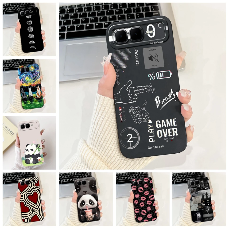 For Infinix Smart 10Plus X6725B Phone Case For Infinix Smart 10 Plus Cover Silicone Cute Cat Fashion Luxury Funny Cool Painted