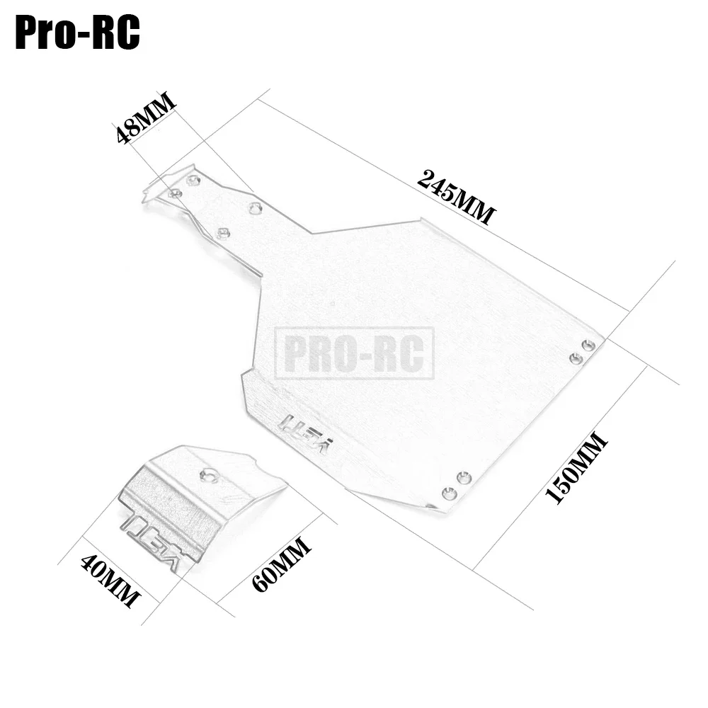1 세트 스테인레스 스틸 섀시 갑옷 가드 금속 축 1/10 YETI AXID9026 AX90026 작은 눈사람 RC 크롤러 자동차 부품