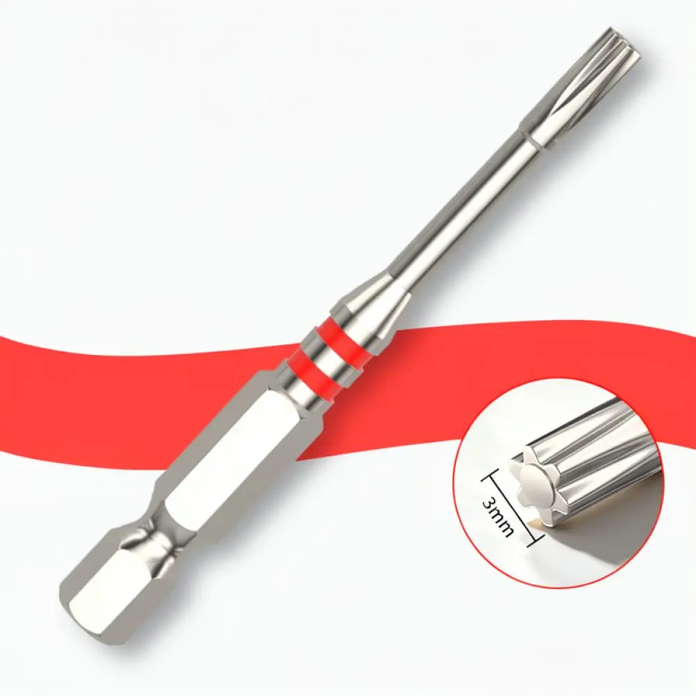 For Yanran Impact Rated Torx Bit Strong Magnetic Anti Slip Power Drill Accessory Professional Mechanical Tool