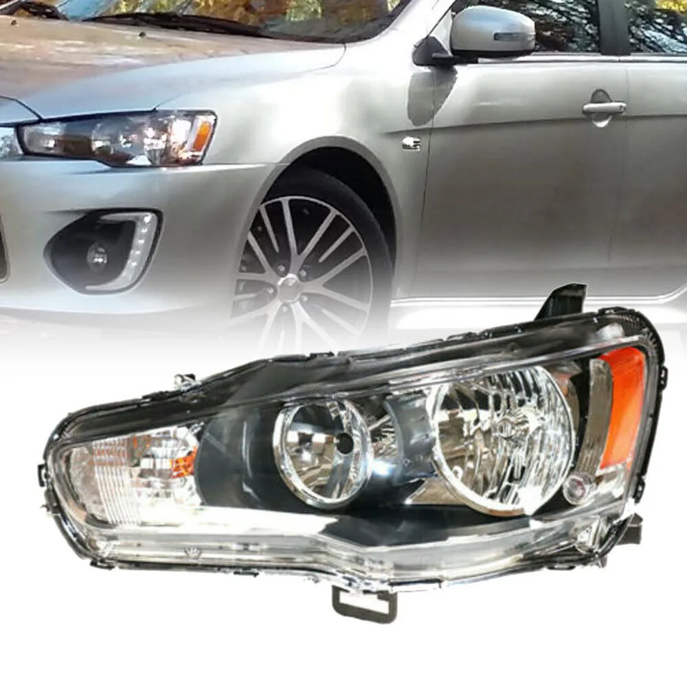 

Driver Side Halogen Headlight Durable Left Side Headlamp Assembly Fits for Mitsubishi Lancer 2008-2017 LH Headlight NEW