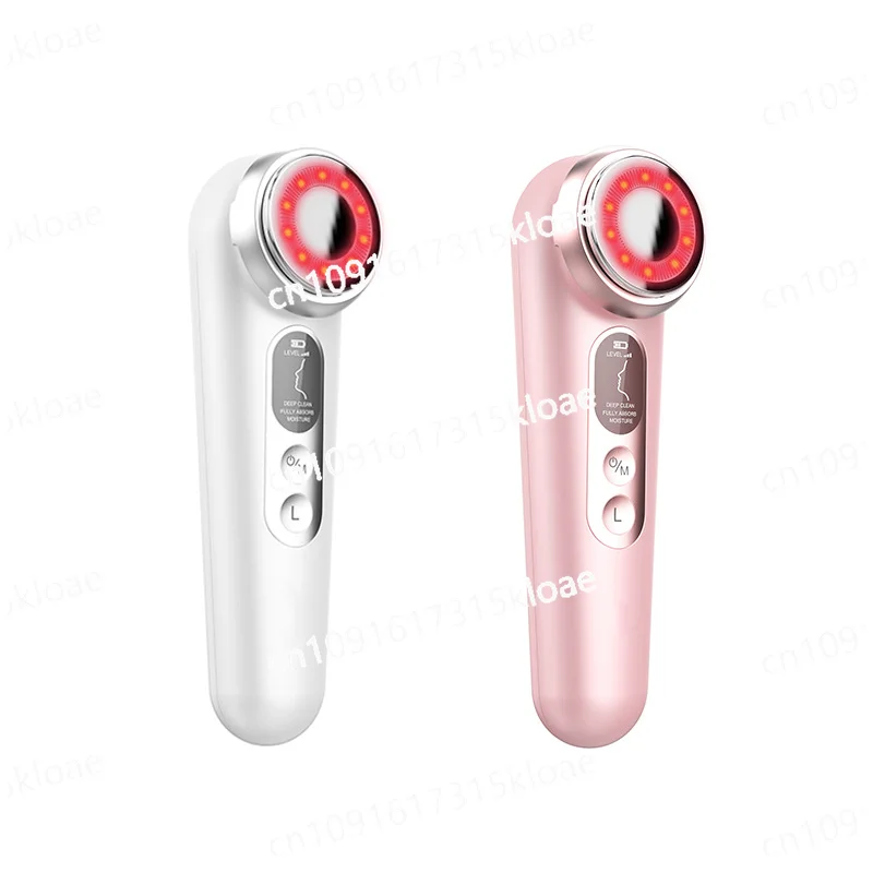 Import and export instrument Facial vibration massager Hot and cold color light multi-function