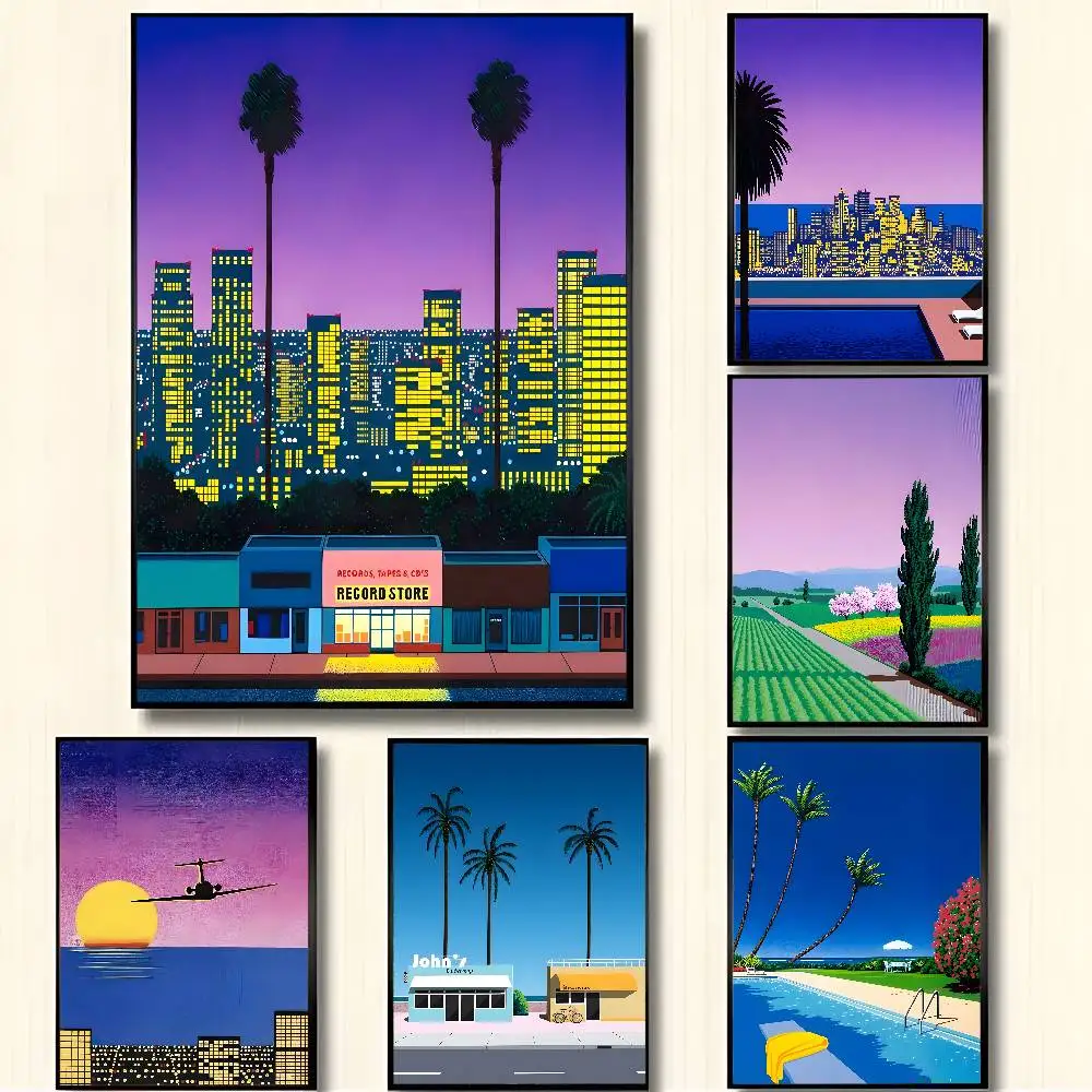 Pretty Japan Art H-Hiroshi Nagai Poster Painting Stickers Dorm Living Room Wall Decoration Gift Home Art Aesthetic