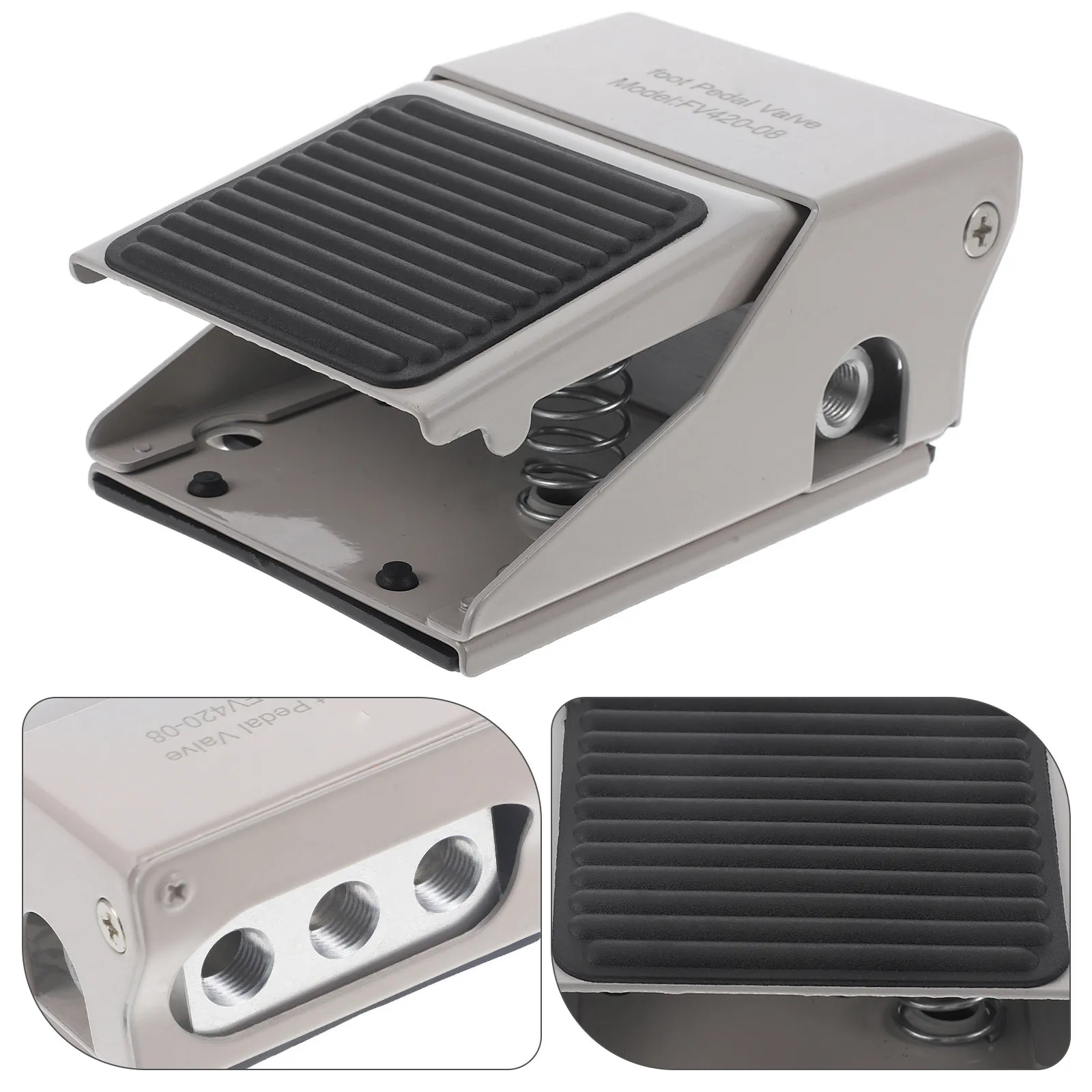 Self-Locking Foot Pedal Valve Pneumatic Air Switch For Industrial Machinery Compatible With Pneumatic Devices Controller