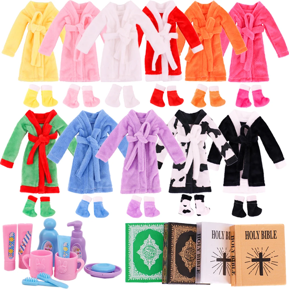 Pajamas+Plush Boots+Books+Doll Accessories For elf On Shelf Accesorios For barbie Doll Clothes,Girl‘s Toys,Christmas Present